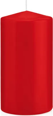 Produktbild von Stumpenkerzen mit ASF Abbrandschutz Rot 150 x Ø 78 mm, 8 Stück