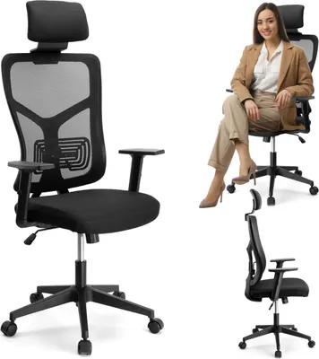 Immagine prodotto di Sedia da ufficio regolabile KALISTO nero