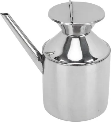 Immagine prodotto di Contenitore multifunzionale in acciaio per la cucina - Flacone dosatore per salsa di soia e aceto