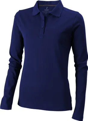 Produktbild von Elevate Oakville Langarm Damen Polo Shirt PF1822 (2XL) (Marineblau)