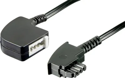 Produktbild von Basetech Telefon (analog) Verlängerungskabel [1x TAE-F-Stecker