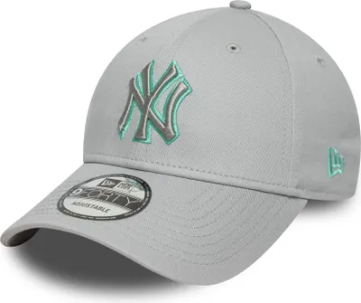 Produktbild von New Era MLB 9FORTY Cap Outline Logo New York Yankees grey