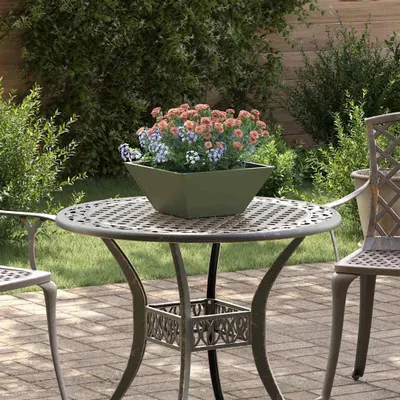 Produktbild von "Spring Sale"Garten-Pflanzgefäß Moderne - Pflanzkübel - Blumentopf 5 pcs Olive Grün 35x35x15cm NEU833419 - Beete