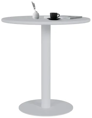 Produktbild von CLP Bistrotisch Jarla rund 70 cm platzsparend modern für 2 bis 4 Personen weiß