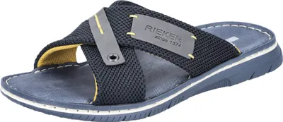 Produktbild von Rieker Herren Pantolette luftig und bequem 21385, Größe:44 EU, Farbe:Blau