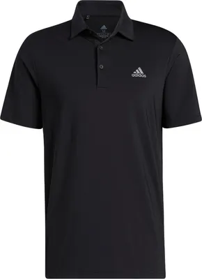 Produktbild von Adidas Ultimate365 Solid Left Chest Polo Shirt Herren Schwarz