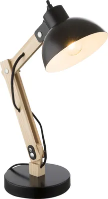 Produktbild von Globo Lighting Tischleuchte Holz hell hell, 1x E27