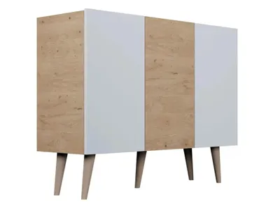 Zdjęcie produktu dla Komoda TORONTO 120 dąb artisan/biała