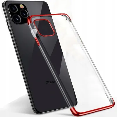 Produktbild von Clear Color Case Gel-Cover mit Metallrahmen Samsung Galaxy A22 4G rot