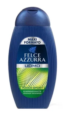 Produktbild von Felce Azzurra Men, Šampon a Sprchový Gel Power Sport, Pro intenzivní osvěžení po sportovní aktivitě, 400 ml