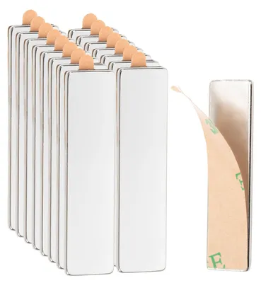 Image de Aimants en néodyme adhésifs – 15 pièces – 40 x 10 x 1 mm