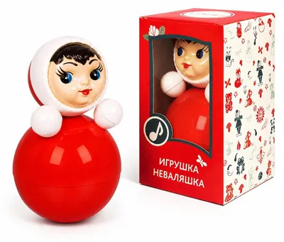 Produktbild von Stehaufpuppe „Mädchen“ – Klassik, 15 cm