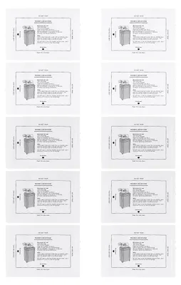 10 Ölblätter für Papierschredder, Wartung, 215x152 mm