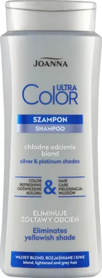 Obrázok produktu pre Joanna, Šampón pre blond farbené a sivé vlasy, 400 ml