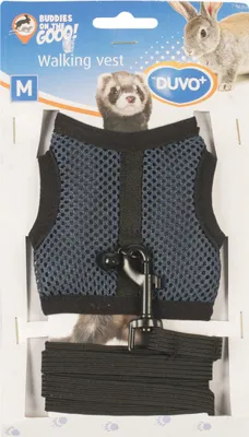 Obrázok produktu pre DUVO+ Vesta na prechádzky pre hlodavce M modrá 7x10x2cm x1m, 65252571