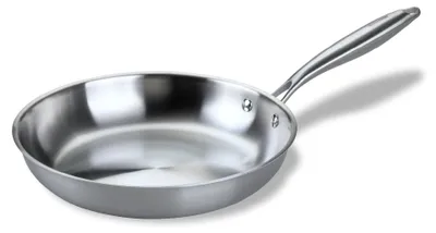Productafbeelding van Koekenpan 28 cm, roestvrij staal 18/10, Triply, Fackelmann Vita3