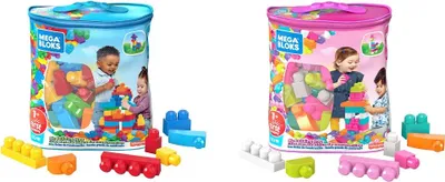 Immagine prodotto di Borsa per blocchi da costruzione Mega Bloks colorata (60 pezzi)