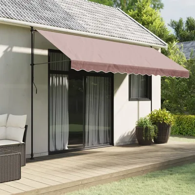 Produktbild von Möbel Balkon Markise, Markisenvolant Braun 4 m 2024 cloris3311