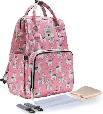 Produktbild von Famanu Wickeltasche Rucksack mit isolierten Fächern - Multifunktionale Babytasche für Eltern