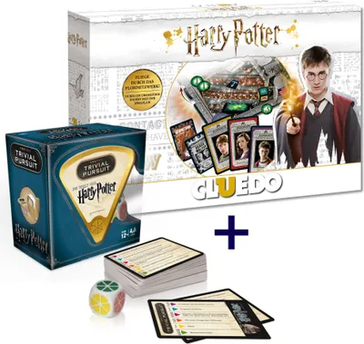 Produktbild von Cluedo Harry Potter  + Trivial Pursuit Harry Potter Edition 2019 Spiel Deutsch