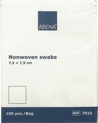 Image de Compresses non stériles en polaire 7,5x7,5 cm 4 couches 100 pcs