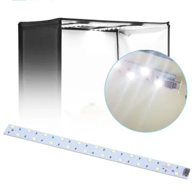 Zdjęcie produktu dla Mini 6400K – zasilane przez USB oświetlenie LED do namiotu fotograficznego Studiobox (20 cm)