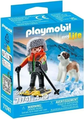 Image de PLAYMOBIL PLAYMOBIL 71741 Randonneur avec Saint-Bernard