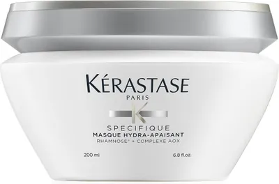 A product shot of a hair mask jar.