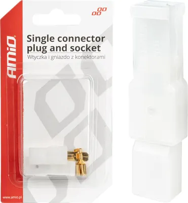 Imagen del producto de Conector eléctrico enchufe 1 PIN + terminales AMIO-03511