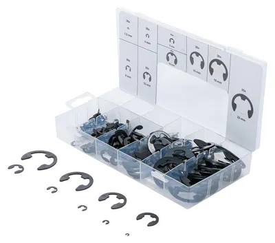 Produktbild von BGS 8039 E-Sicherungsring-Sortiment, 1,5-22 mm, 300-tlg.