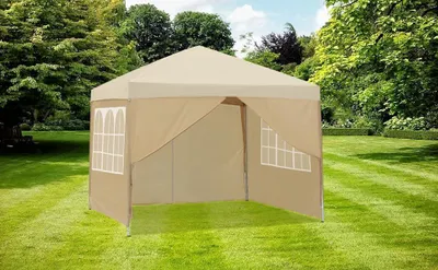 Productafbeelding van Opklapbare paviljoen van 3x3 meter - Waterdicht en stabiel, pop-up tent voor buiten en evenementen