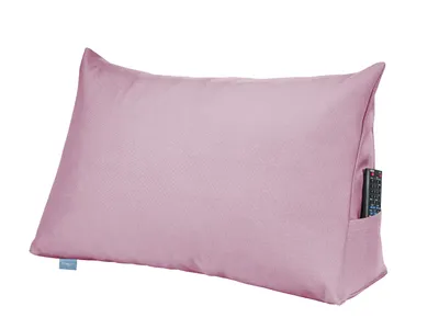 Obrázek produktu pro Polštář na záda | polštář na čtení na postel a pohovku | tmavě růžová | 70 x 40 x 20 cm | robustní polštář na sezení u postele | XDREAM