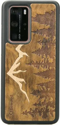 Produktbild von Holzhülle Bewood für Huawei P40 Pro, Imbuia-Gebirge