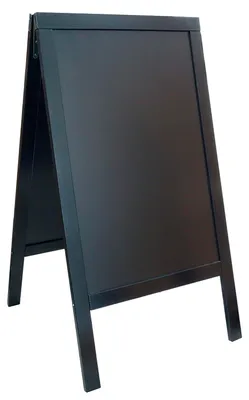 Produktbild von Kundenstopper mit Kreidetafel , schwarz