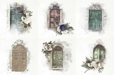 Immagine prodotto di ITD carta di riso decoupage SET carta artigianale, porte decorative RSM066