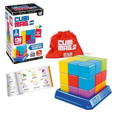 Zdjęcie produktu dla Cubimag mini gra magnetyczna puzzle dla dorosłych dzieci 136 wyzwań