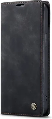 Produktbild von König Design Hülle kompatibel mit Apple iPhone 15 Plus Kunstleder Handyhülle - Handy Case Schwarz
