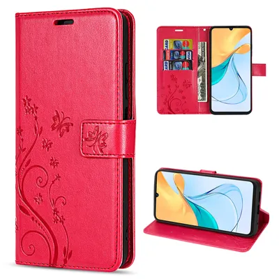 Produktbild von Hülle für ZTE Blade V50 Vita Handy Tasche Handyhülle Schutzhülle Klapphülle Etui Rot