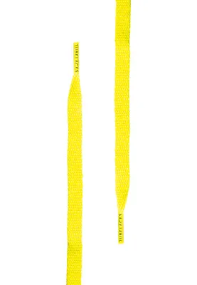 Obrázek produktu pro Tkaničky do bot Urban Classics White Flat neonyellow - 140cm
