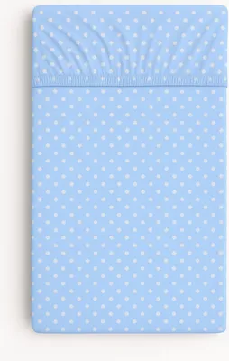 Obrázek produktu pro Prostěradlo 120 x 60 cm, bavlněné prostěradlo, perfektně padnoucí, měkké a bezpečné pro děti
