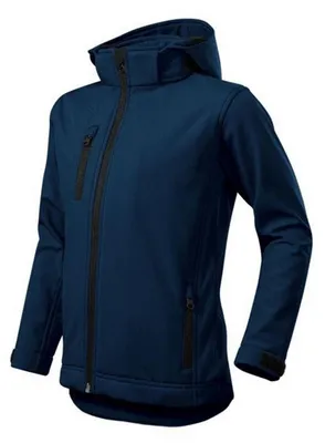 Produktbild von Malfini - Softshelljacke für Kinder PP6380 (128) (Dunkles Marineblau)