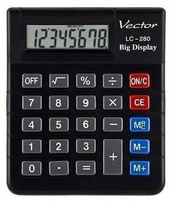 Produktbild von Vector KAV LC-280 8-stelliger Bürorechner