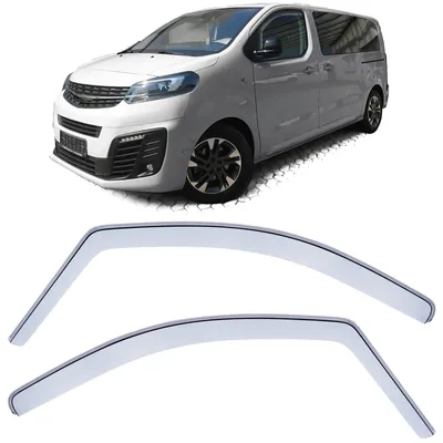 Immagine prodotto di Deflettore antivento, protezione dalla pioggia, colore chiaro, per Opel Vivaro 2019