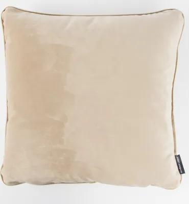 Produktbild von SCHÖNER LEBEN. Samtkissen mit Keder beige 50x50cm