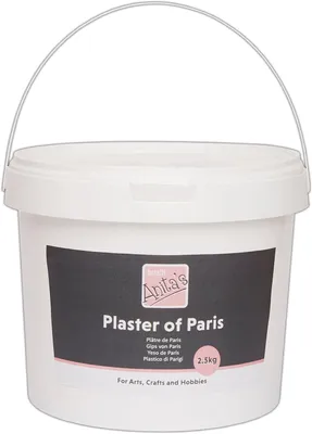 Productafbeelding van Anita's gips van Parijs - 2,5 kg bulkpakket - Wit - Gietpoeder - Voeg gewoon water - Kunst - Ambachten - Mallen - Modellering - Thuis - School