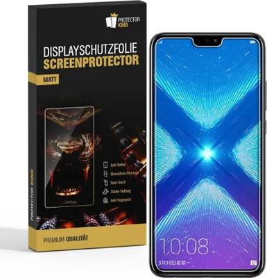 Produktbild von 2x Displayschutzfolie für Huawei Honor 8X ANTI-REFLEX Displayfolie MATT