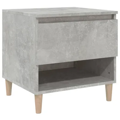 Produktbild von Nachttisch Betongrau 50x46x50 cm Holzwerkstoff