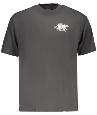 Immagine prodotto di Elegante t-shirt da uomo a maniche corte in nero con scollo rotondo