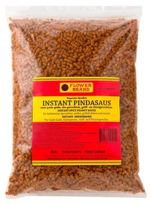 Immagine prodotto di Flower Brand Instant Pindasaus 1000g – salsa cremosa di arachidi per piatti asiatici