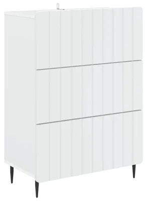 Image de Armoire à tiroirs Blanc 66 x 34,5 x 92 cm Bois d'ingénierie